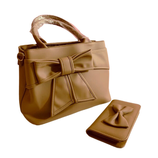 Cartera de lazo y Monedero Khaki