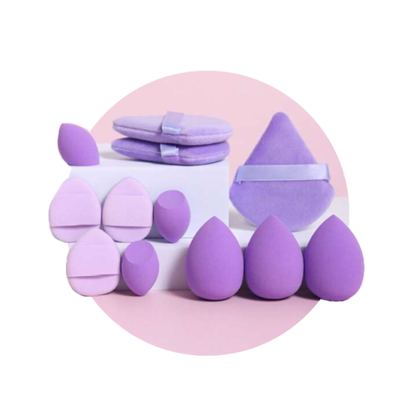 Set de 12 esponja de maquillaje