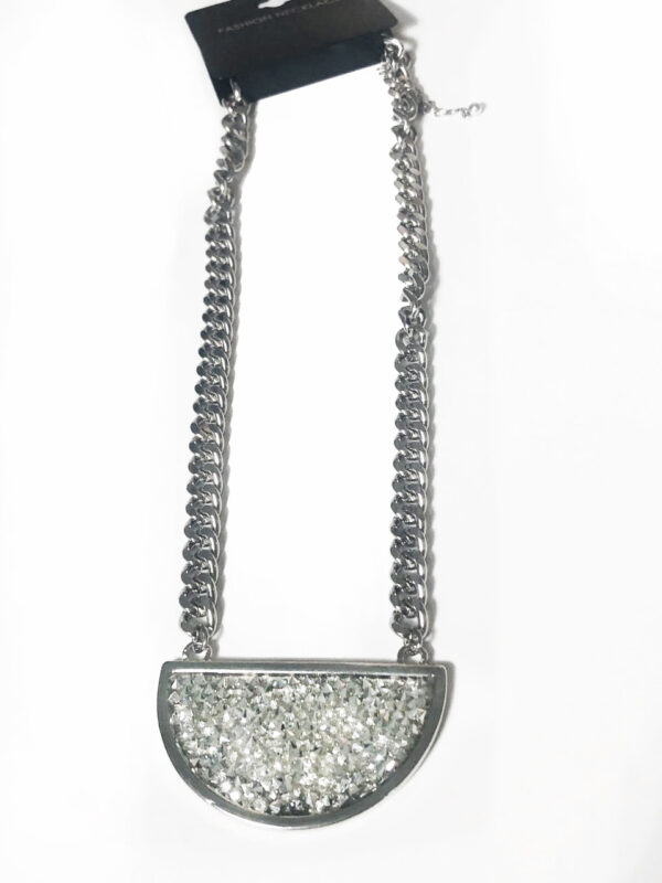 Collar Media Luna Brillante - Imagen 2