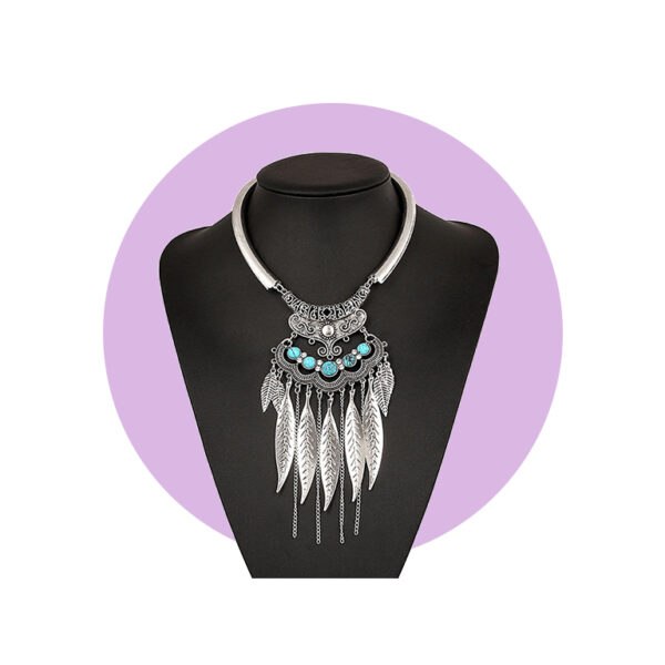 Collar Tribal hojas
