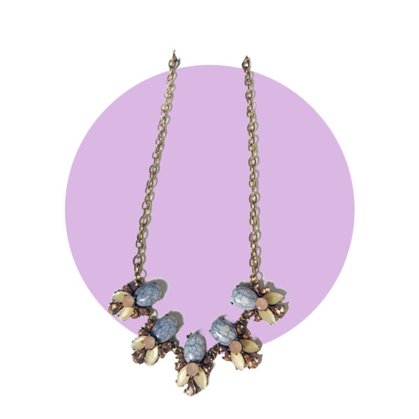 Collar linea 5 beige marmol