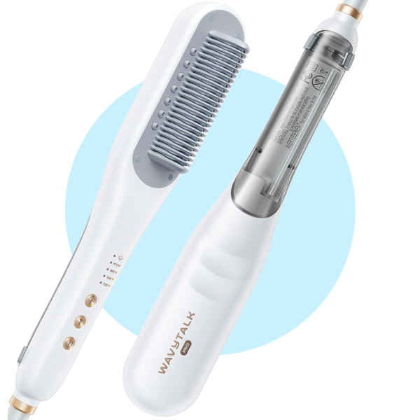 Wavytalk steamline pro cepillo alisador de vapor 3 en uno blanco